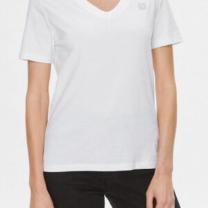 CALVIN KLEIN JEANS – T-Shirt Donna Embro Badge Bianco