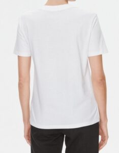 CALVIN KLEIN JEANS – T-Shirt Donna Embro Badge Bianco