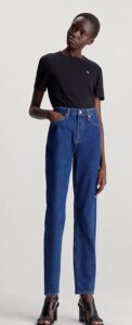 CALVIN KLEIN JEANS – T-Shirt Donna in Cotone con Stemma Nero