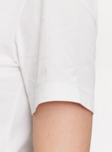 CALVIN KLEIN JEANS – T-Shirt Donna Scollo a V Bianco