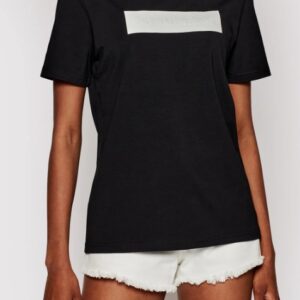 CALVIN KLEIN JEANS – T-Shirt Donna Hero Logo Tee Nero/Bianco