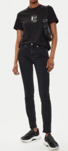 CALVIN KLEIN JEANS – T-Shirt Donna Diffused Nero