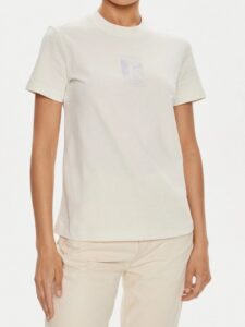 CALVIN KLEIN JEANS – T-Shirt Donna Diffused Beige