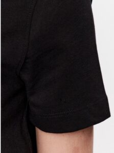 CALVIN KLEIN JEANS – T-Shirt Donna Regular con Logo Sfumato Nero