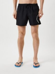 ARMANI EXCHANGE – Costume Uomo Pantaloncini da Bagno Logo Circolare Nero