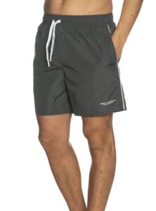 ARMANI EXCHANGE – Costume Uomo Beachwear con Logo a Contrasto Verde Abete