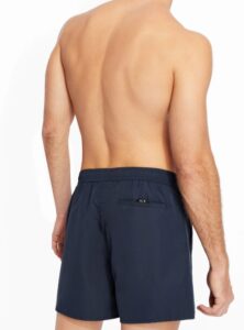 ARMANI EXCHANGE – Costume Uomo Pantaloncini da Bagno Applicazione Logo Blu Navy
