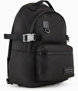 ARMANI EXCHANGE – Zaino Uomo/Donna in Poliestere Riciclato Nero