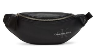 CALVIN KLEIN JEANS – Borsellino Uomo Monogram Soft Waistbag Nero