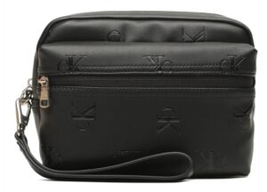 CALVIN KLEIN JEANS – Borsellino Uomo Monogram Sft Pouch Nero
