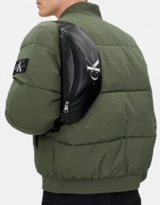 CALVIN KLEIN JEANS – Marsupio Uomo Monogram Soft Waistbag38 Nero