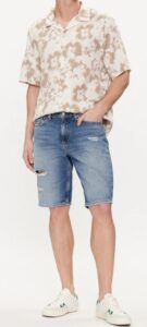 CALVIN KLEIN JEANS – Pantaloncini di Jeans Uomo Regular Fit Short Denim Medium
