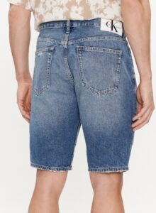 CALVIN KLEIN JEANS – Pantaloncini di Jeans Uomo Regular Fit Short Denim Medium
