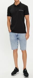 CALVIN KLEIN JEANS – Pantaloncini di Jeans Uomo Regular Fit Denim Light