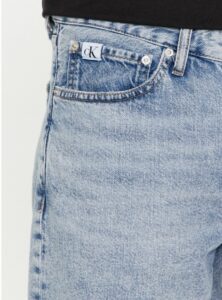 CALVIN KLEIN JEANS – Pantaloncini di Jeans Uomo Regular Fit Denim Light