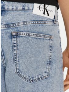 CALVIN KLEIN JEANS – Pantaloncini di Jeans Uomo Regular Fit Denim Light