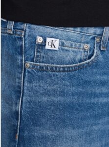 CALVIN KLEIN JEANS – Pantaloncini di Jeans Uomo Regular in Cotone Denim Light