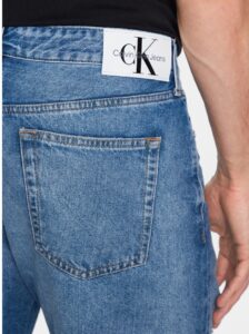 CALVIN KLEIN JEANS – Pantaloncini di Jeans Uomo Regular in Cotone Denim Light