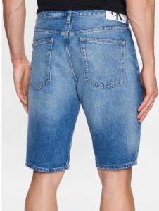 CALVIN KLEIN JEANS – Pantaloncini di Jeans Uomo Regular in Cotone Denim Light