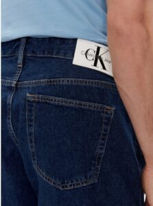 CALVIN KLEIN JEANS – Pantaloncini di Jeans Uomo Regular in Cotone Denim Dark