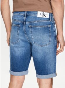 CALVIN KLEIN JEANS – Pantaloncini di Jeans Uomo Slim Short Denim Medium