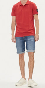 CALVIN KLEIN JEANS – Pantaloncini di Jeans Uomo Slim Fit Denim Medium