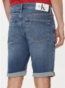CALVIN KLEIN JEANS – Pantaloncini di Jeans Uomo Slim Fit Denim Medium