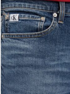 CALVIN KLEIN JEANS – Pantaloncini di Jeans Uomo Slim Fit Denim Medium