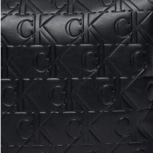 CALVIN KLEIN JEANS – Pochette Unisex Logo Print Washbag Nero