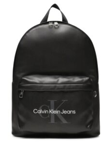 CALVIN KLEIN JEANS – Zaino Uomo Monogram Soft Campus Bp40 Nero