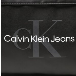 CALVIN KLEIN JEANS – Zaino Uomo Monogram Soft Campus Bp40 Nero