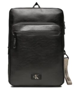 CALVIN KLEIN JEANS – Zaino Uomo Tagged Slim Sq Bp43 Nero