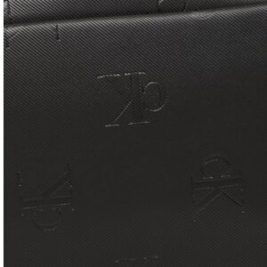 CALVIN KLEIN – Zaino Uomo Monogram Soft Campus Logo Ripetuto Nero