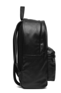 CALVIN KLEIN JEANS – Zaino Uomo Monogram Soft Campus Bp40 Logo Bianco – Nero