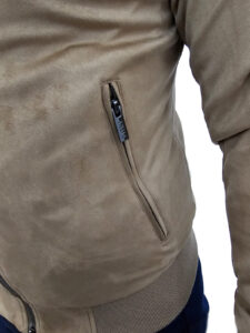 OVER/D – Giubbotto Uomo Modello Bomber Eco-Danetto Beige