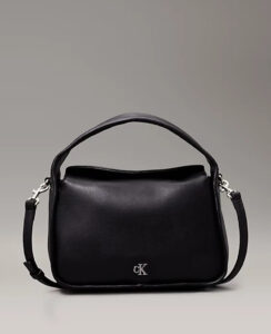 CALVIN KLEIN JEANS – Borsetta Donna Metal Mono Mini Block20 W/Flap Nero