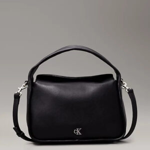 CALVIN KLEIN JEANS – Borsetta Donna Metal Mono Mini Block20 W/Flap Nero