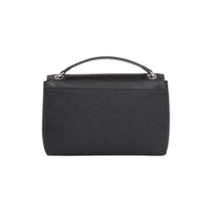 CALVIN KLEIN – Borsa da Spalla Donna Convertibile in Jacquard con Logo Nero