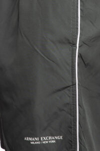 ARMANI EXCHANGE – Costume Uomo Beachwear con Logo a Contrasto Verde Abete