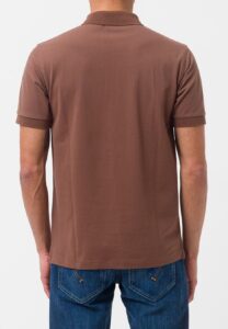 SUN68 – Polo Uomo Solid Regular S/S Marrone