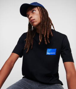 KARL LAGERFELD – T-Shirt Uomo Maniche Corte Nero