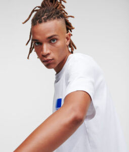 KARL LAGERFELD – T-Shirt Uomo Maniche Corte Bianco