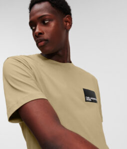 KARL LAGERFELD – T-Shirt Uomo Maniche Corte Beige