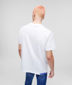 KARL LAGERFELD – T-Shirt Uomo con Logo Bianco