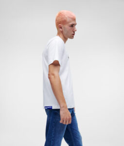 KARL LAGERFELD – T-Shirt Uomo con Logo Bianco
