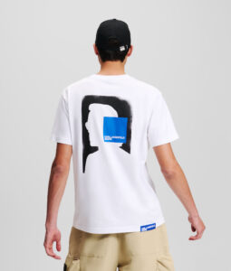 KARL LAGERFELD – T-Shirt Uomo Maniche Corte con Logo KLJ Bianco
