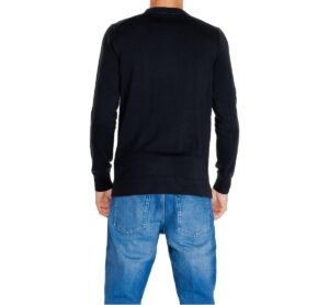 CALVIN KLEIN JEANS – Felpa Uomo Cotone Institutional Nero