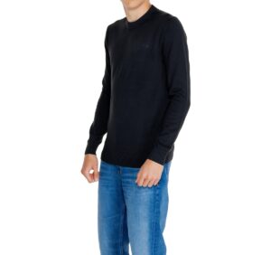 CALVIN KLEIN JEANS – Felpa Uomo Cotone Institutional Nero