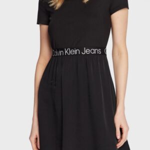 CALVIN KLEIN JEANS – Vestito Donna da Giorno Regular Nero