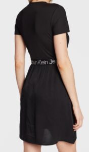 CALVIN KLEIN JEANS – Vestito Donna da Giorno Regular Nero